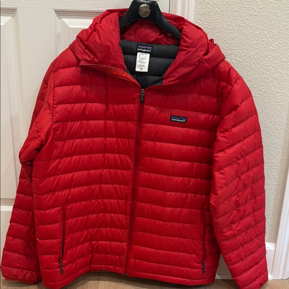 Patagonia Red Puffer Jacket